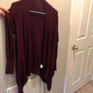 MAROON Maurices Cardigan